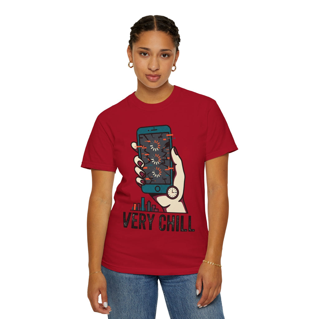 "Very Chill" Unisex Garment-Dyed Tee