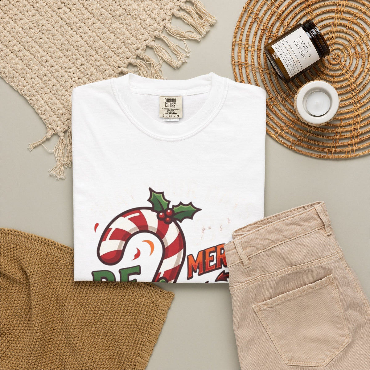"May Your Days Be Merry and Spicy" Unisex Garment-Dyed Tee