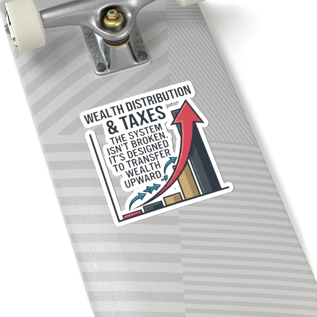 "Protest Series - Follow The Money" Sticker — Main