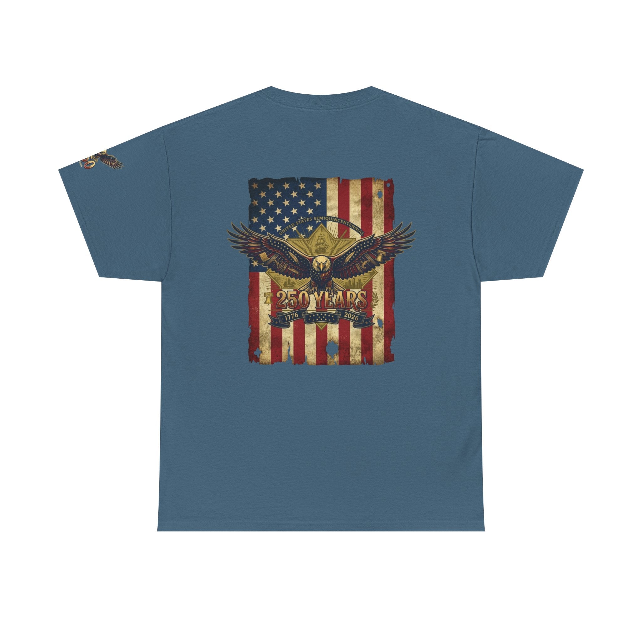 "Eagle and Flag 250 Years" Premium Graphic Tee