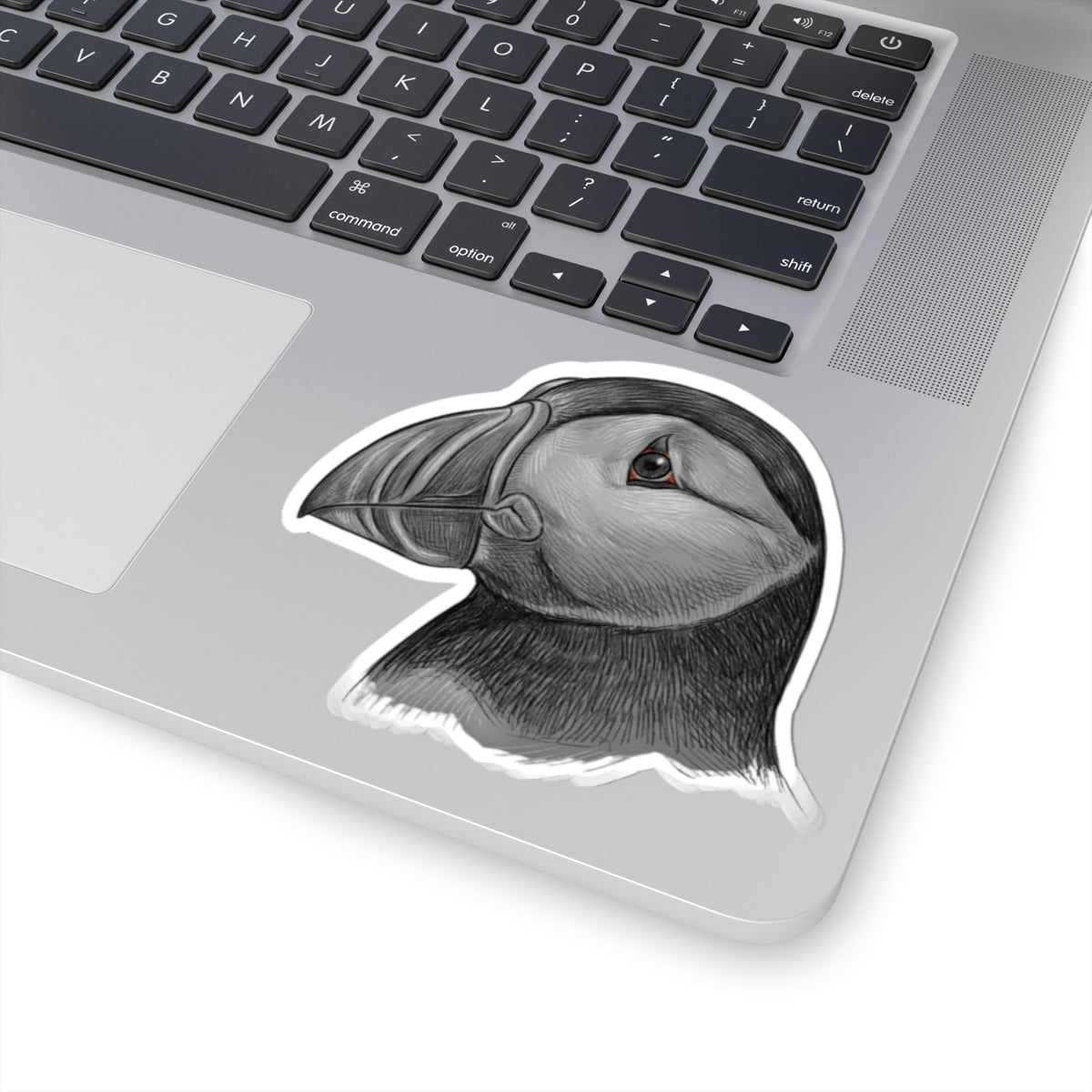 "Pencil Sketch Art Puffin" Sticker