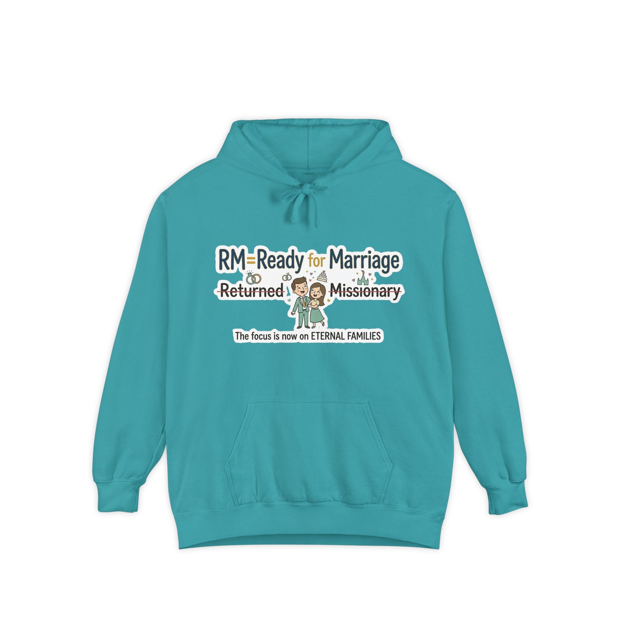 RM: Ready for Marriage (Probably Not) | Garment-Dyed Hoodie — AttitudeShirts