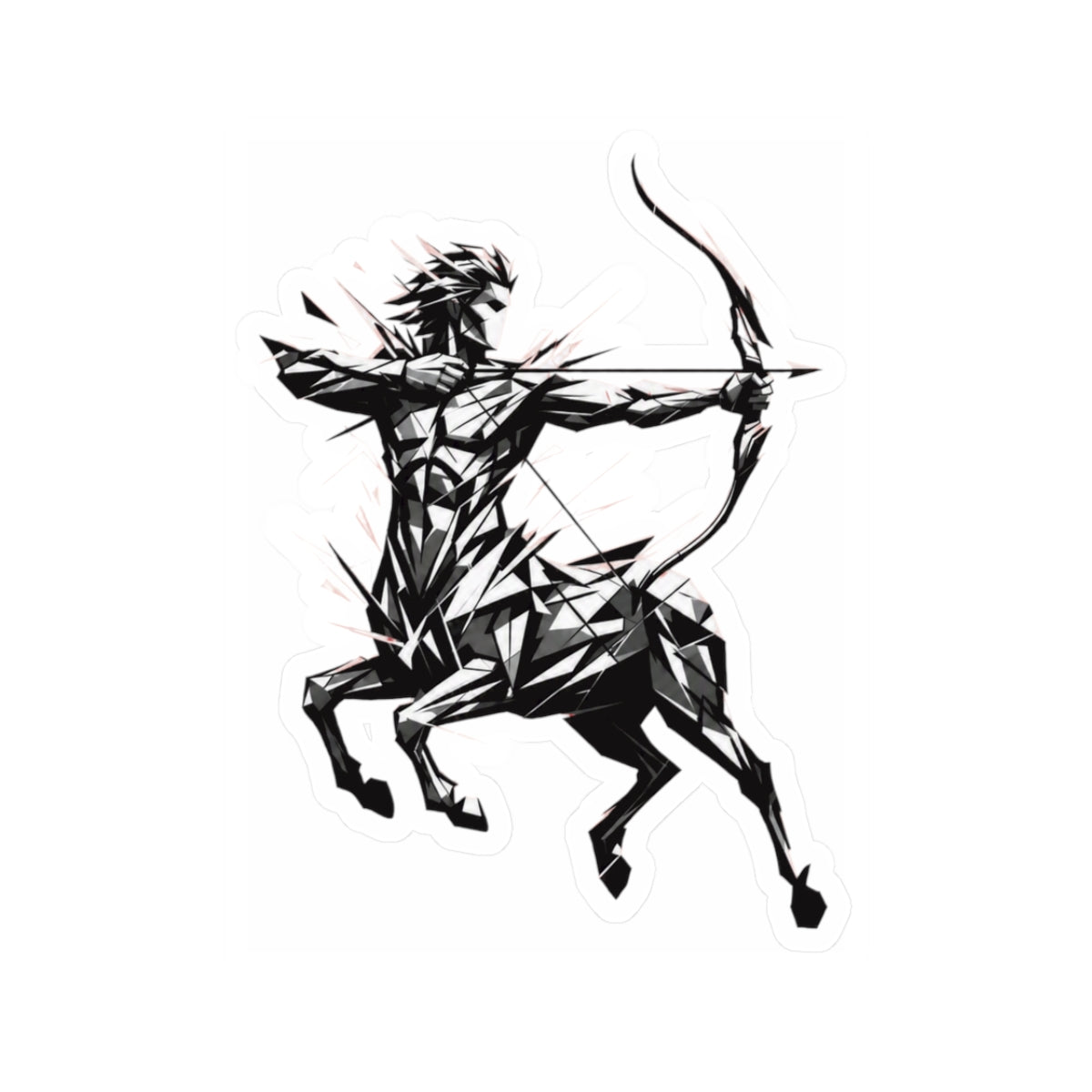 "Sagittarius The Archer Centaur" Sticker
