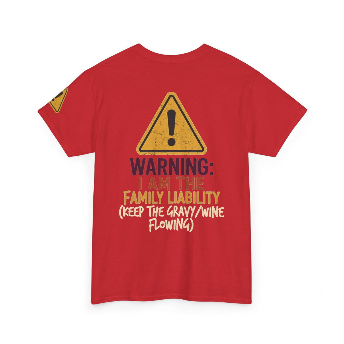 Warning I am The Family Liability Premium Graphic Tee
