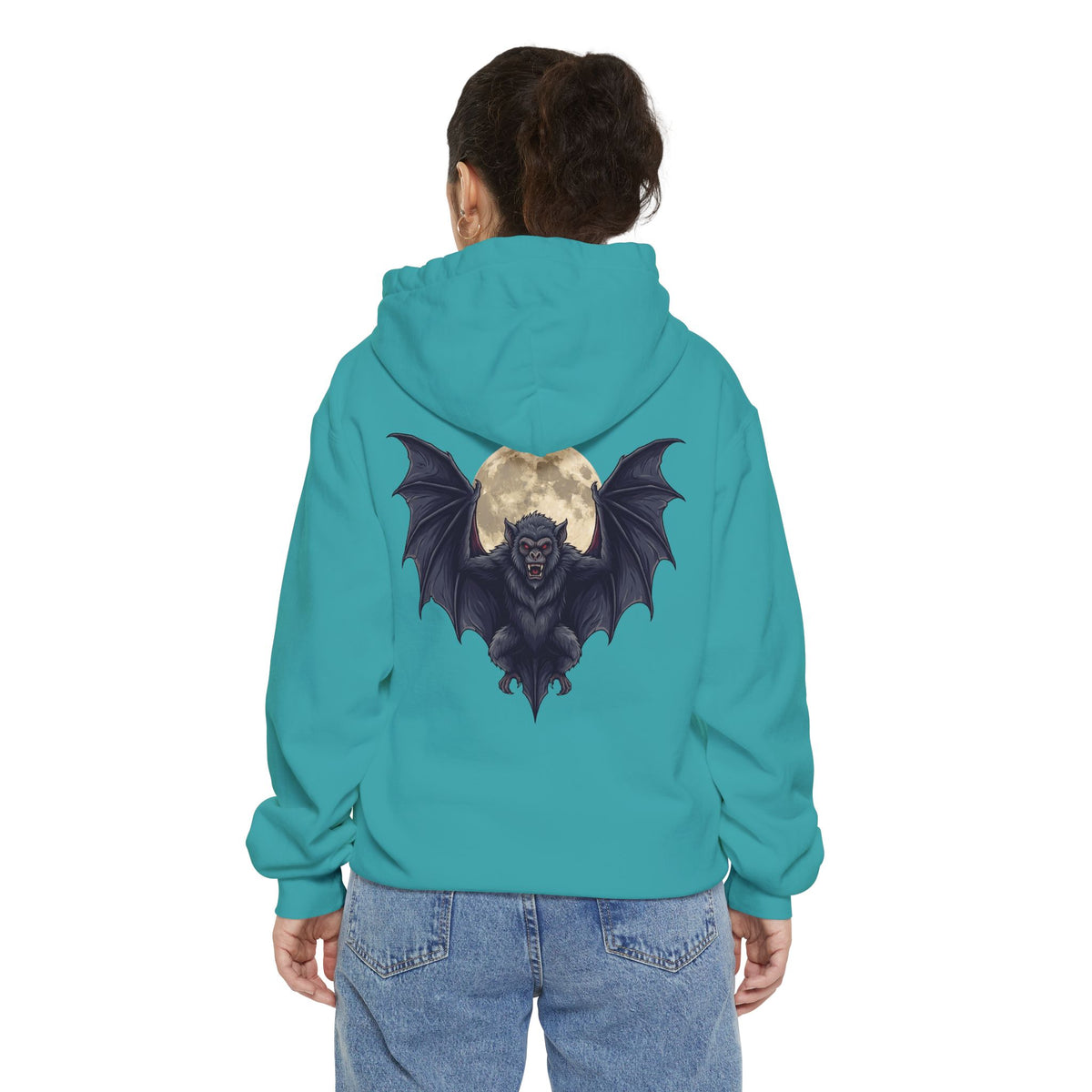 Color: Seafoam | Ahool (Javan Folklore) Garment-Dyed Hoodie