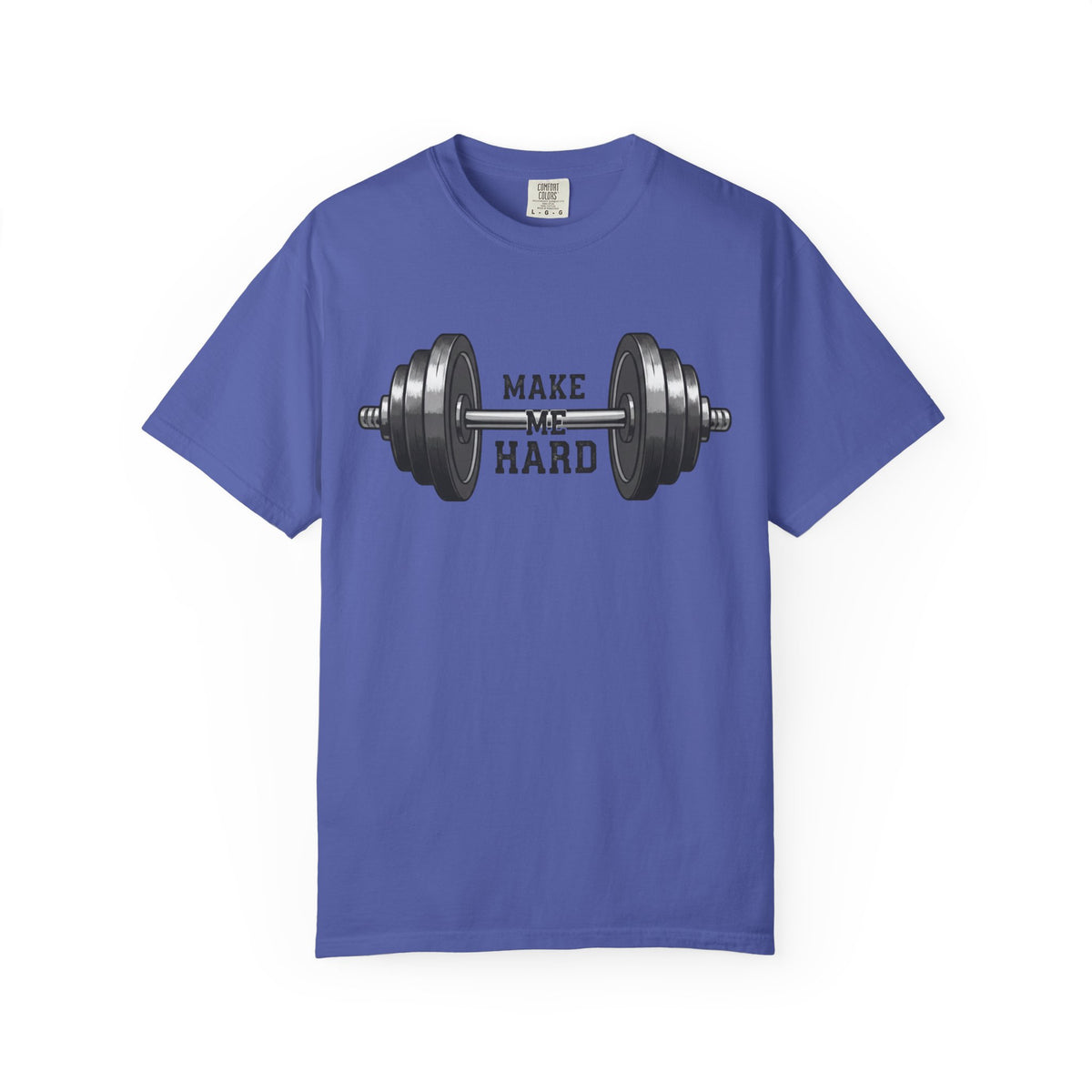 Color: Periwinkle | Make Me Hard - Morning Demands | Garment-Dyed Tee — AttitudeShirts