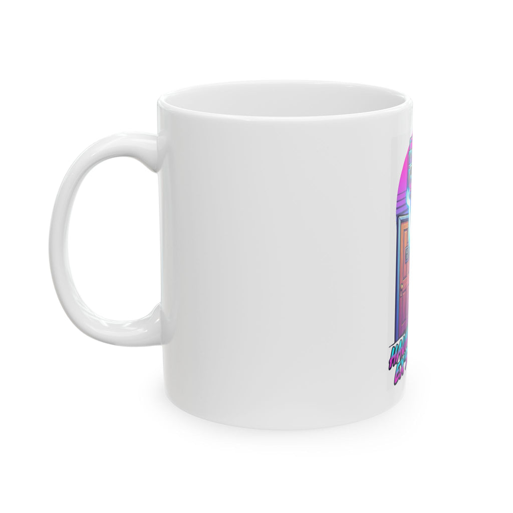 "Haunting Your Ex's Dreams" White Ceramic Mug