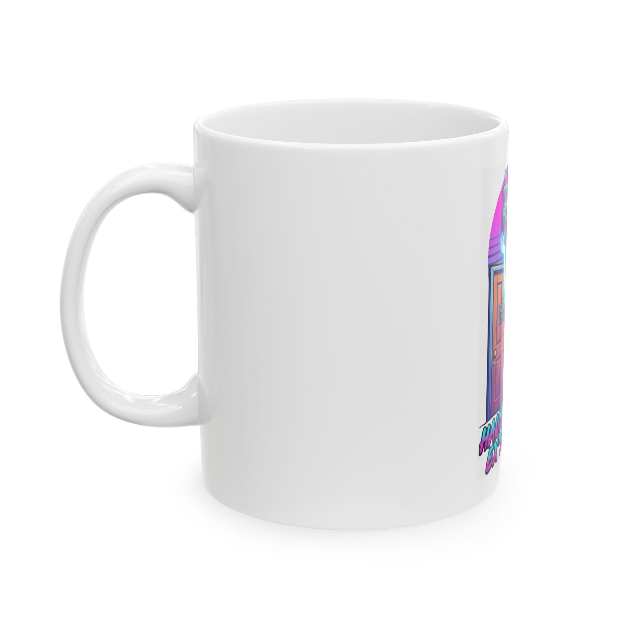 "Haunting Your Ex's Dreams" White Ceramic Mug