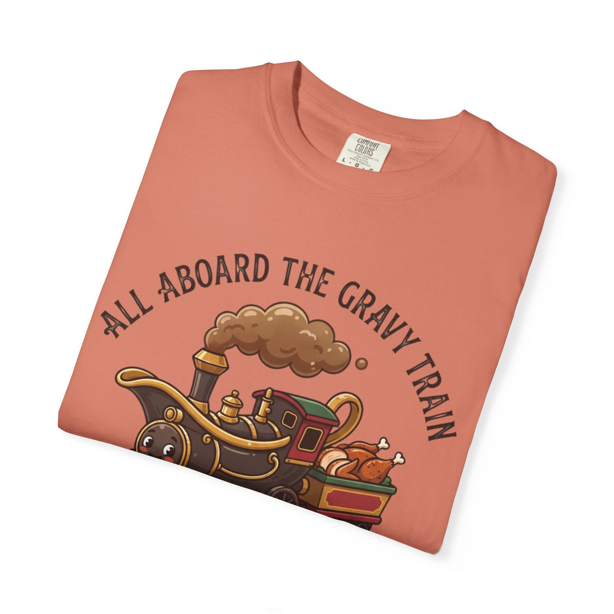 "Next Stop Food Coma" Unisex Garment-Dyed Tee