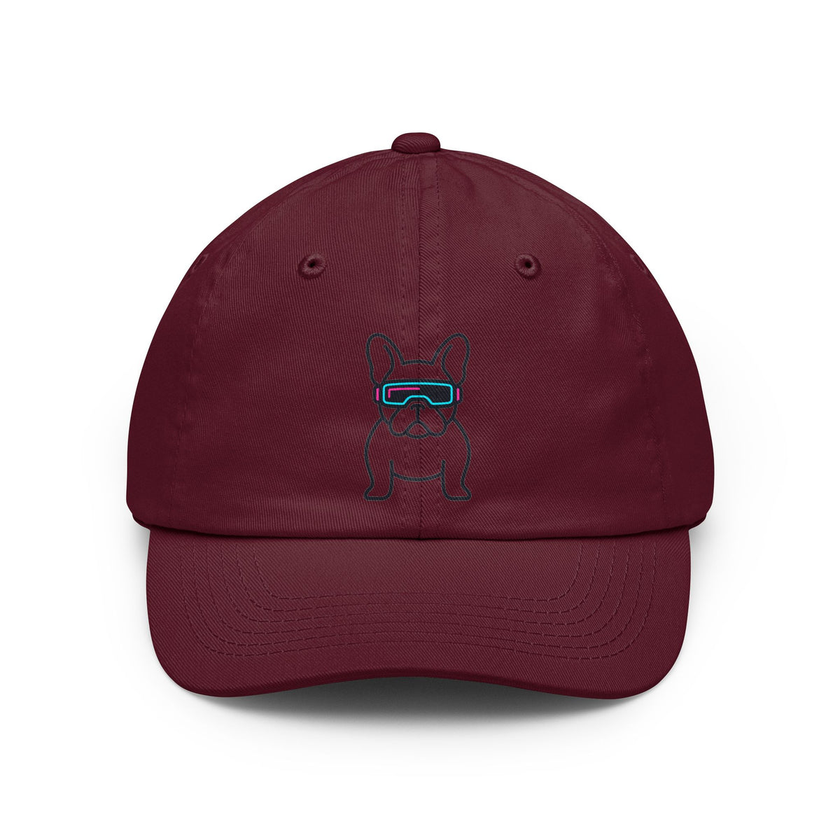 Color: Maroon | Cool Pup Dad Hat — Graphic