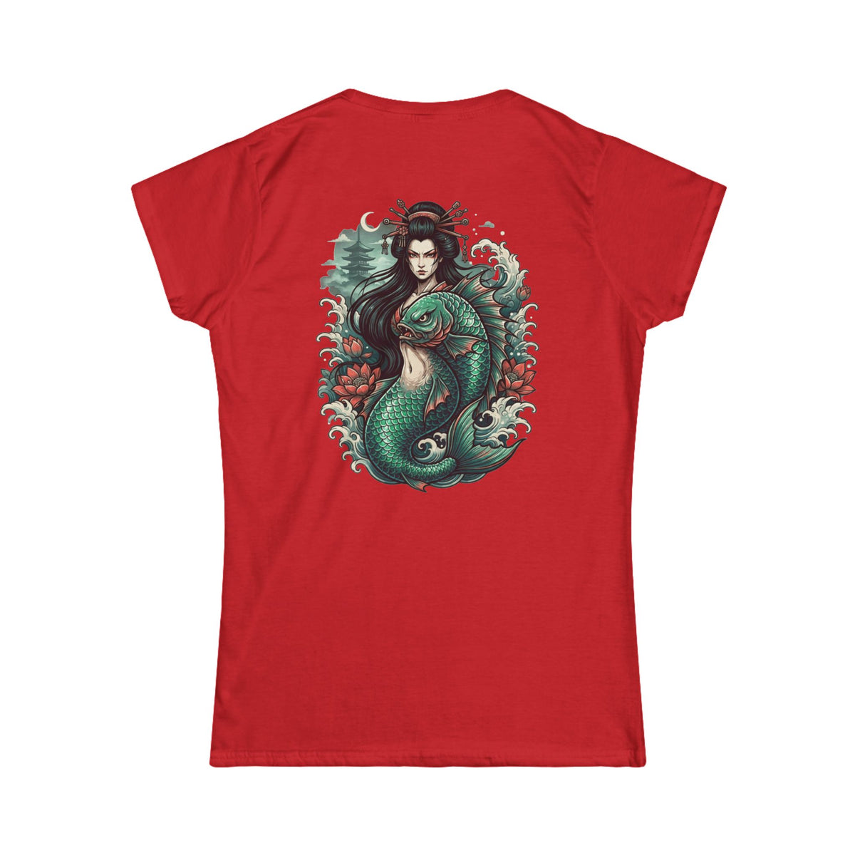 Color: Red | Ningyo (Japanese Folklore) Women's Tee