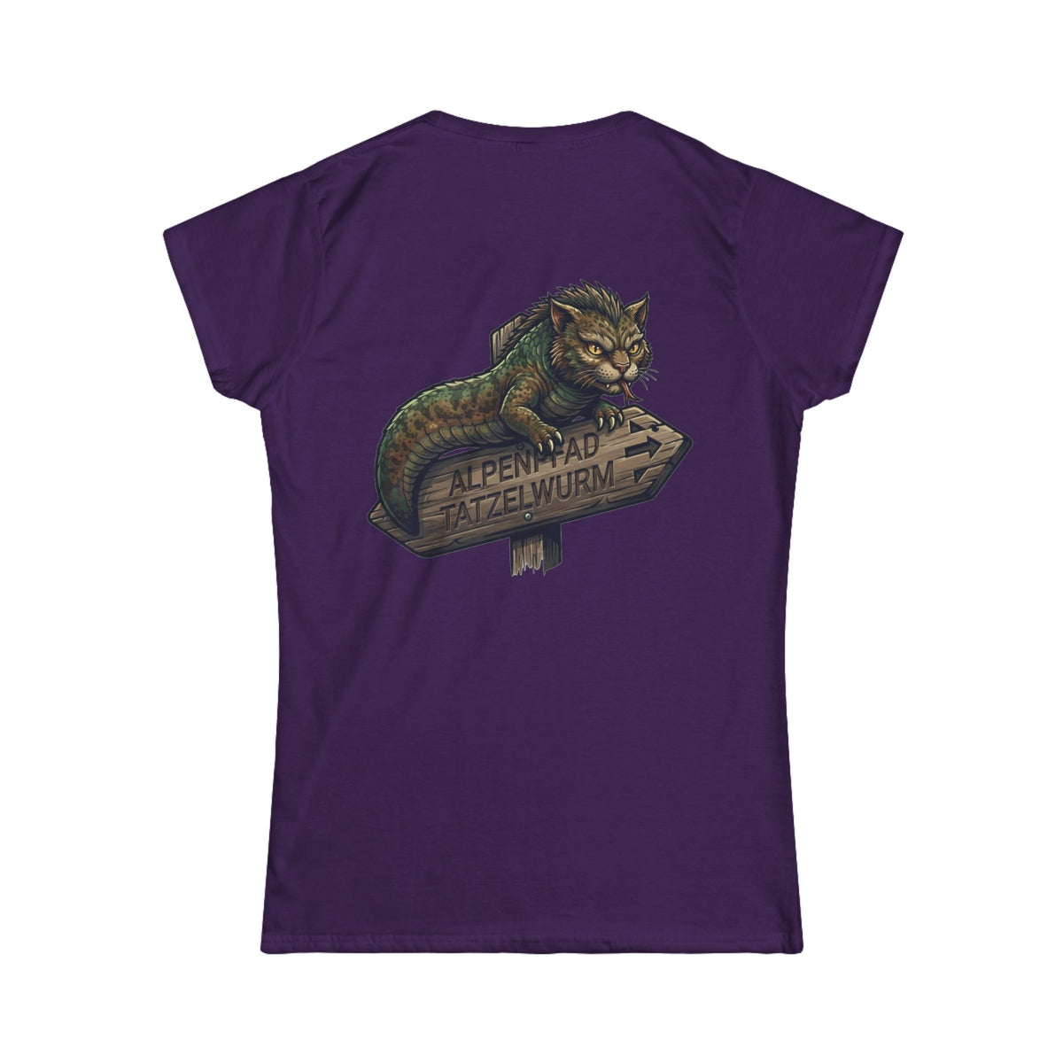 Color: Purple | Tatzelwurm (Alpine Europe) Women's Tee