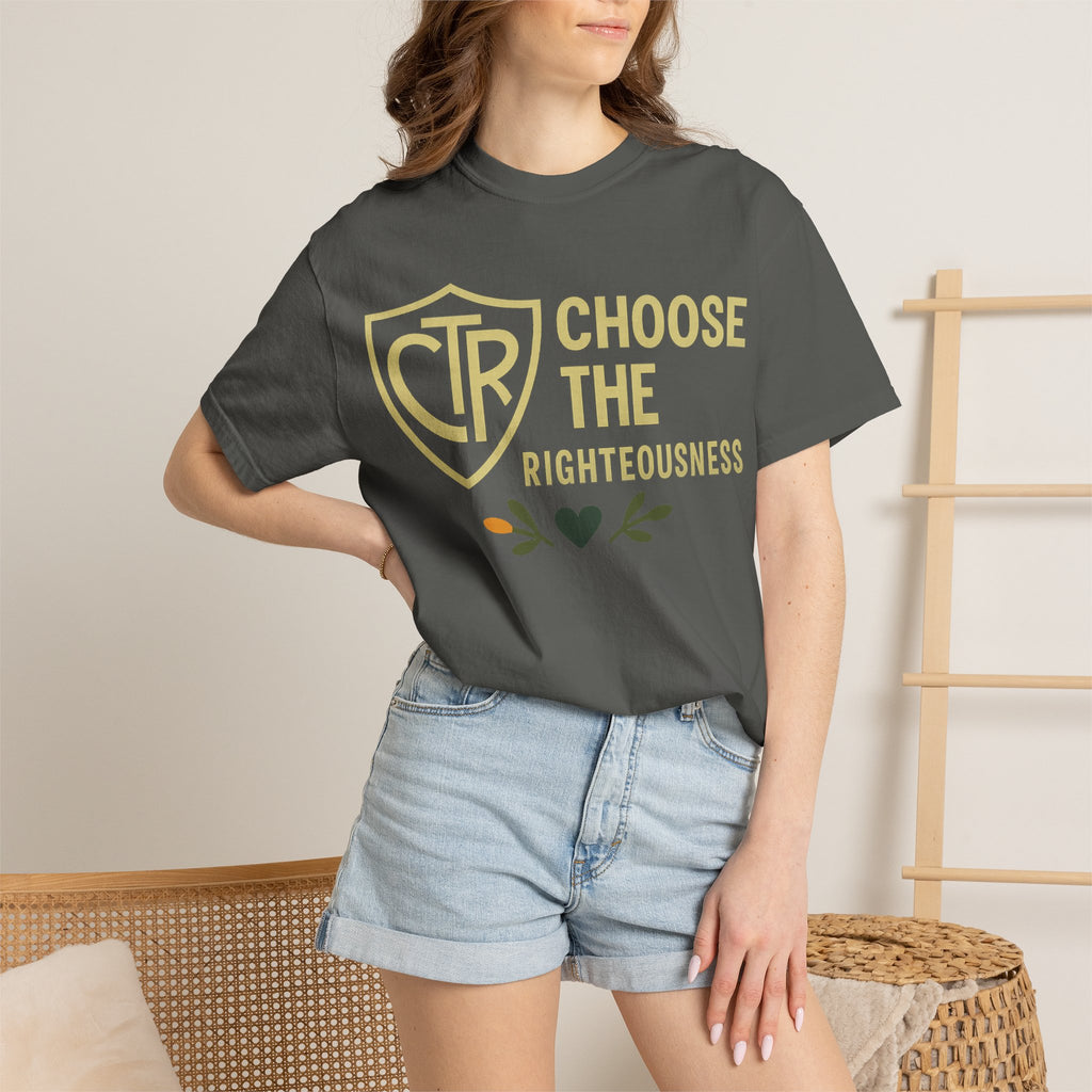 "CTR: Choose the Righteousness" Unisex Garment-Dyed T-shirt