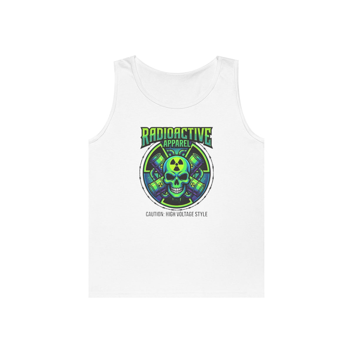 Color: White | Radioactive Apparel Tank Top