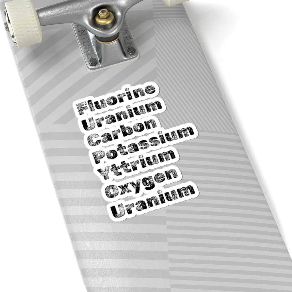 "Periodic Salt" Kiss-Cut Stickers