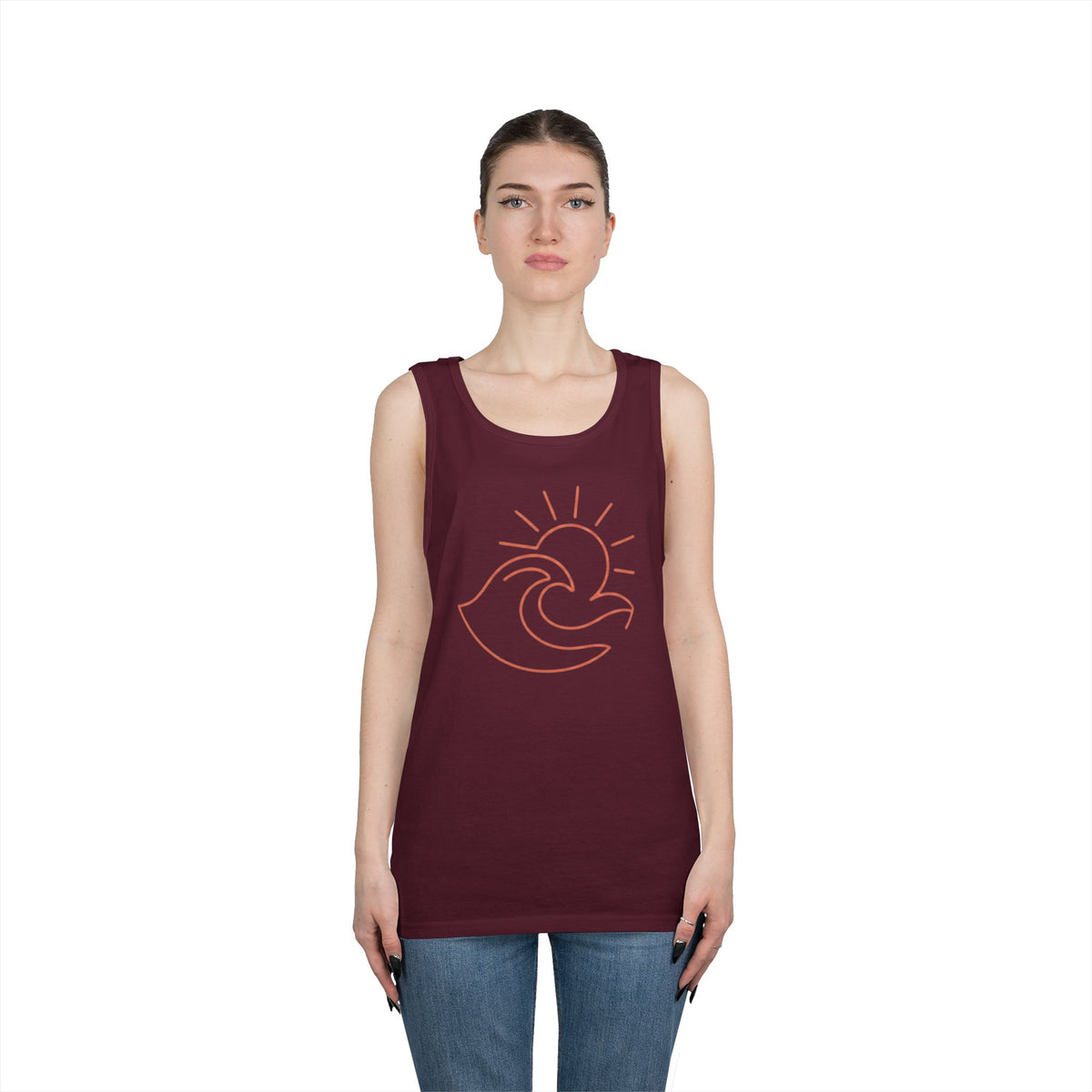 Color: Maroon | Sun Tank Top