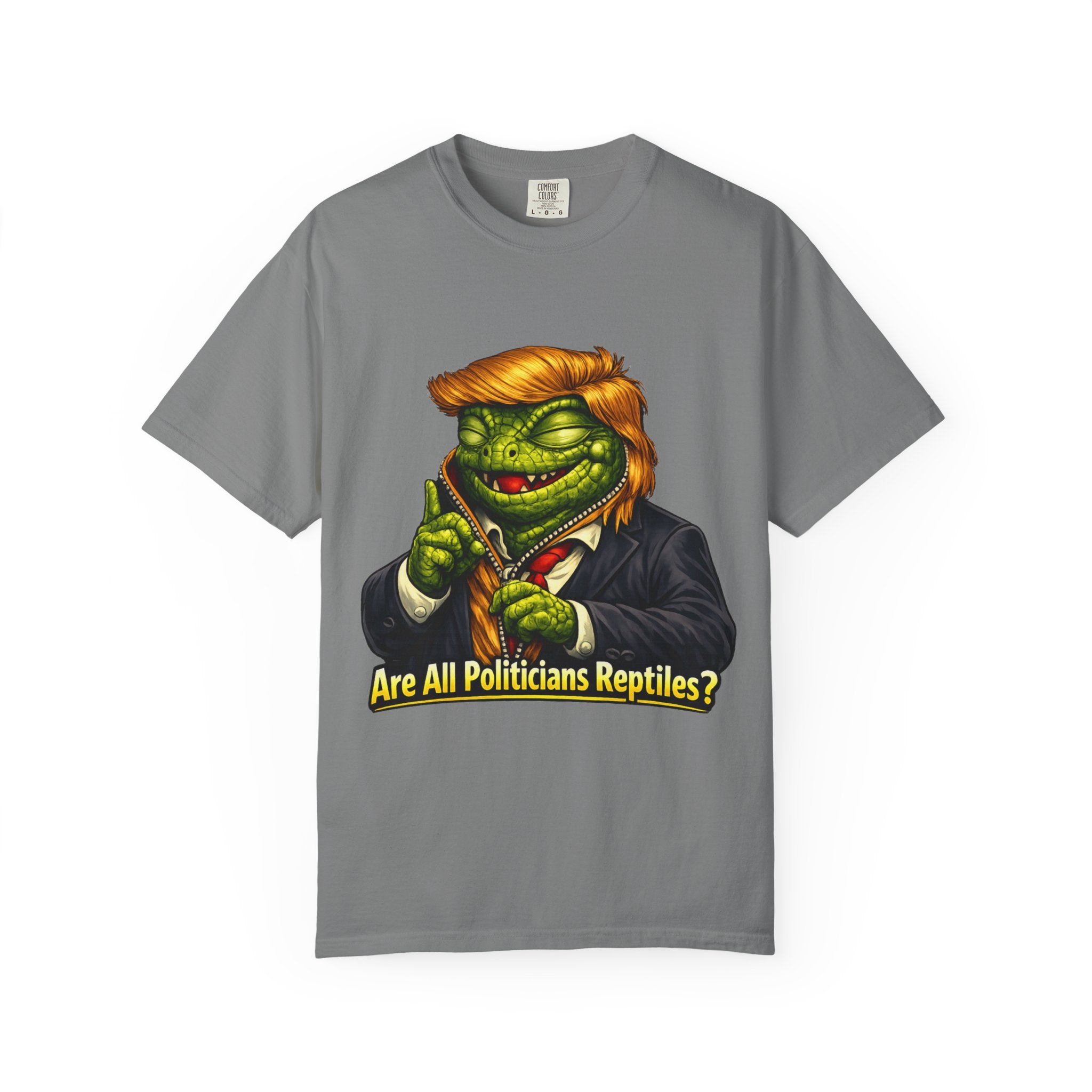 Reptilian Congress Committee | Garment-Dyed Tee — AttitudeShirts