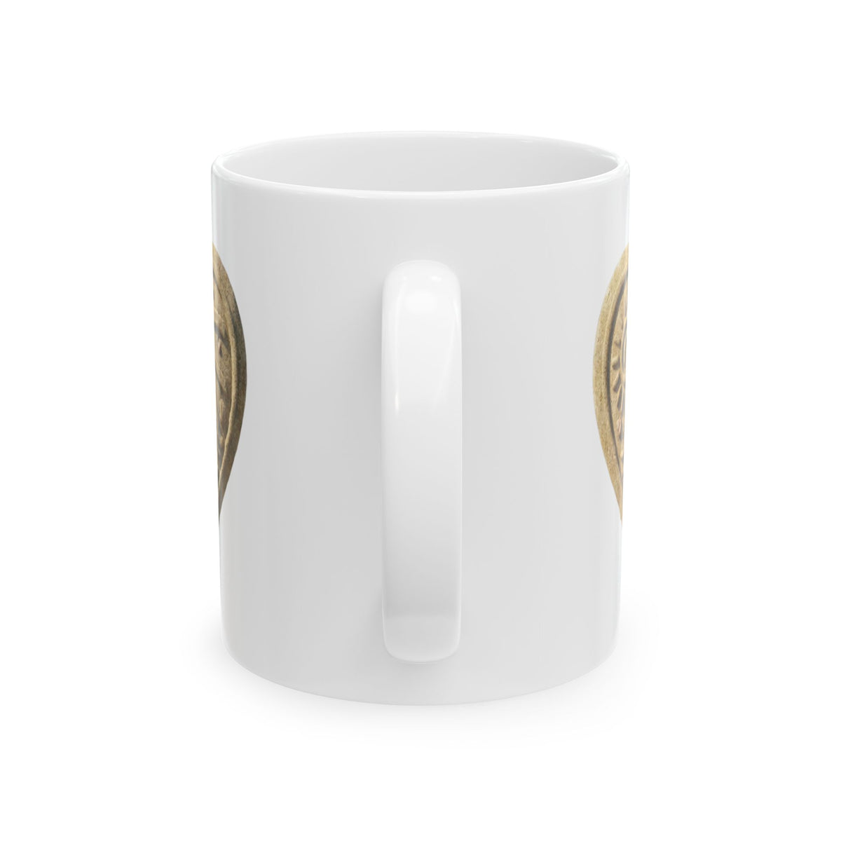 "I Luv The Beach" White Ceramic Mug — Graphic