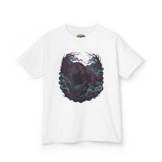 Color: White | The Beast of Gévaudan (France) Kids Tee