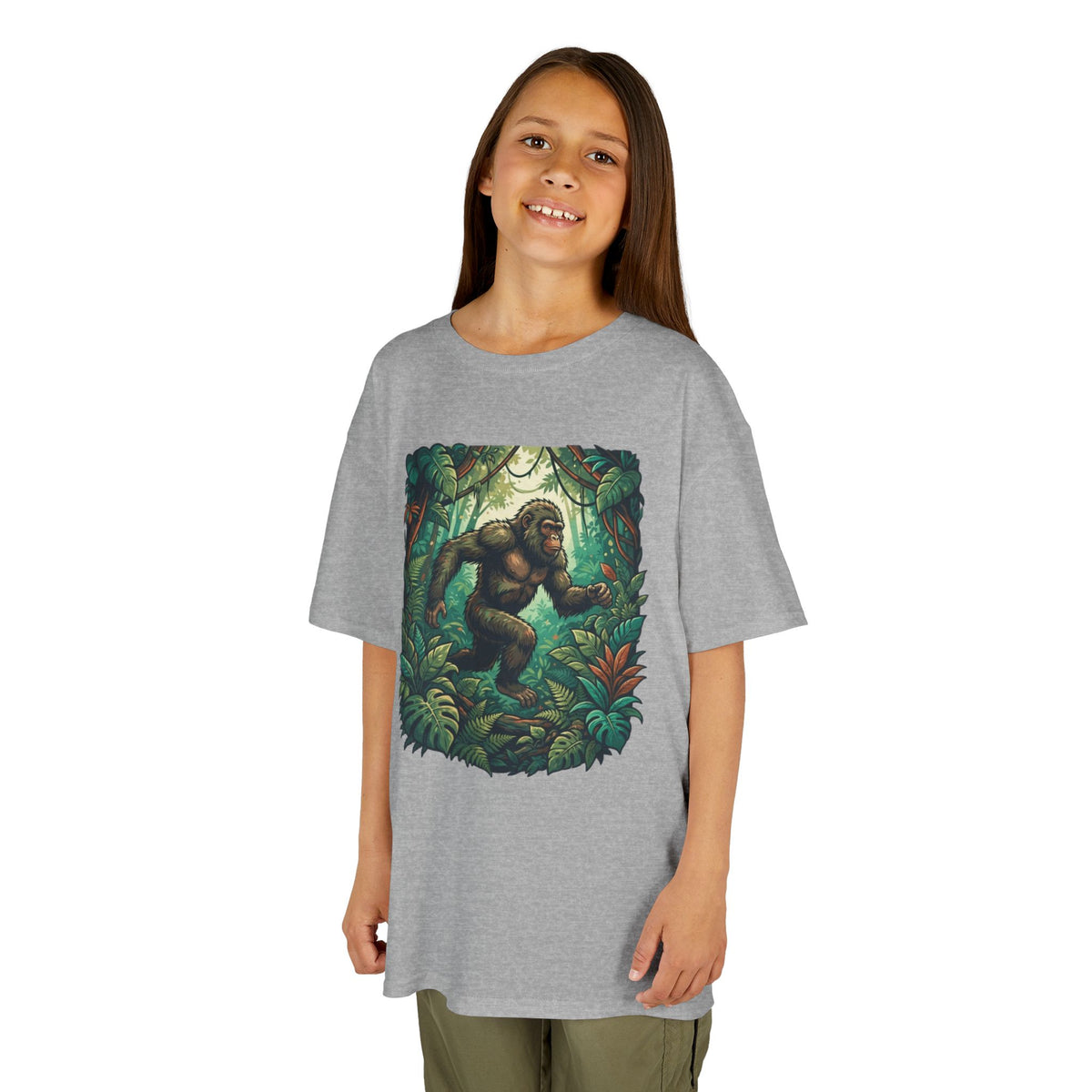 Color: Sport Grey | The Bukit Timah Monkey Man (Singapore) Kids Tee