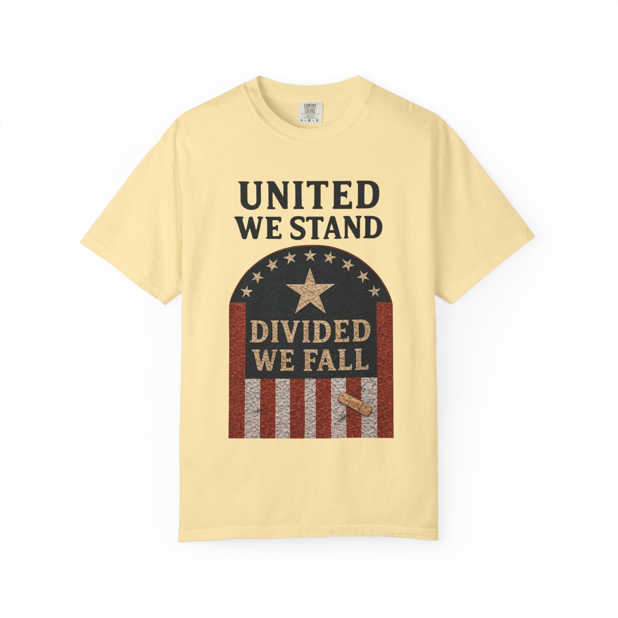 "UNITED WE STAND" Unisex Garment-Dyed T-shirt