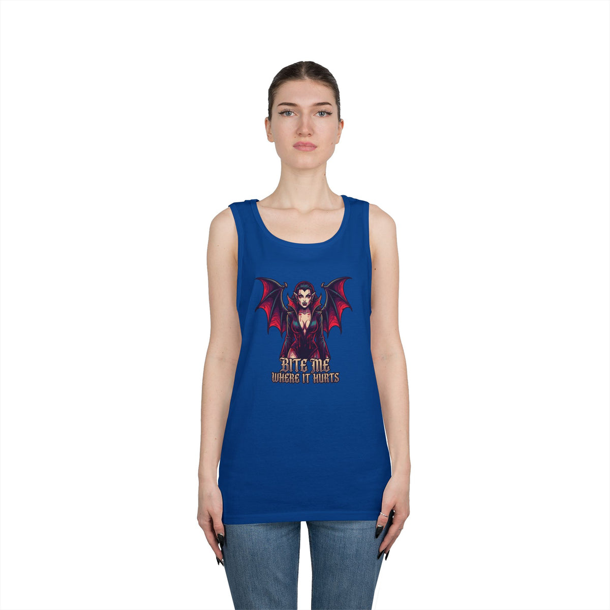 Color: Royal | Bite Me Where It Hurts Tank Top