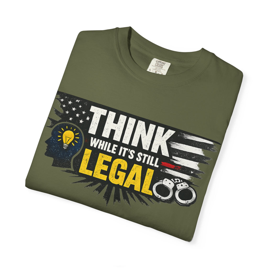"The Endangered Species Act (For Your Brain)" Unisex Garment-Dyed T-shirt