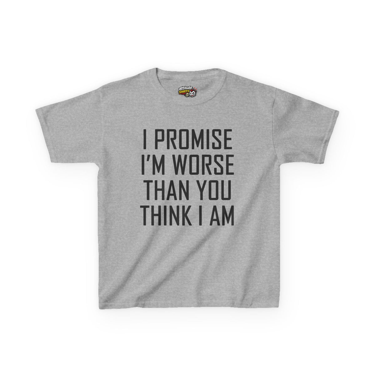 "Promise I'm Worse" Kids Tee
