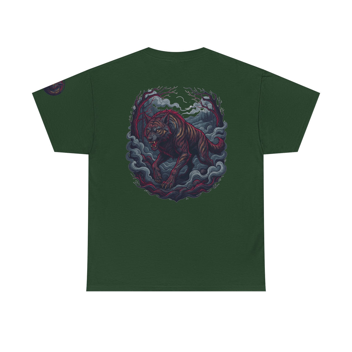 Color: Forest Green | The Beast of Gévaudan (France) Premium Graphic Tee