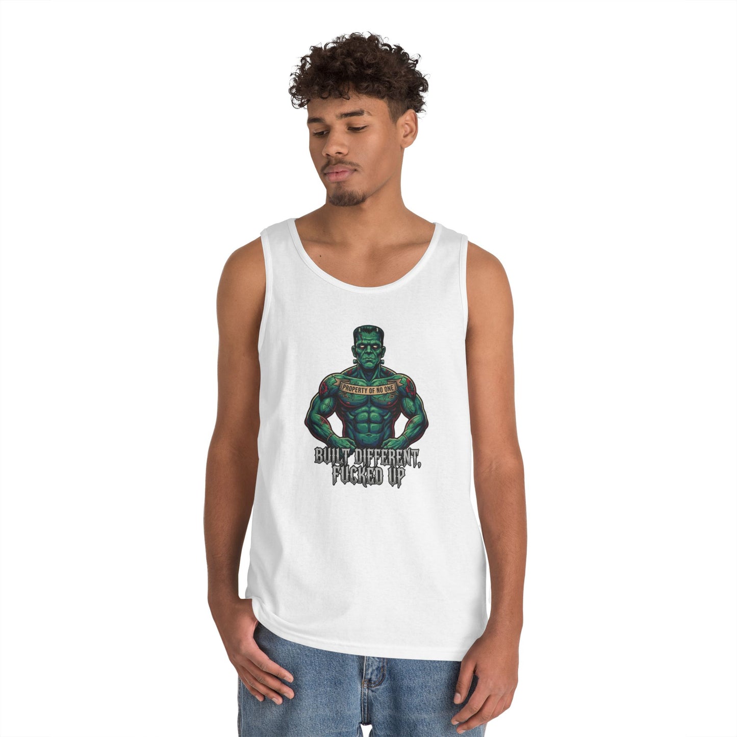 "Built Different" Tank Top