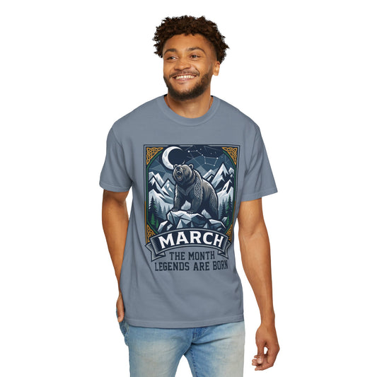 "March Legend" Unisex Garment-Dyed Tee
