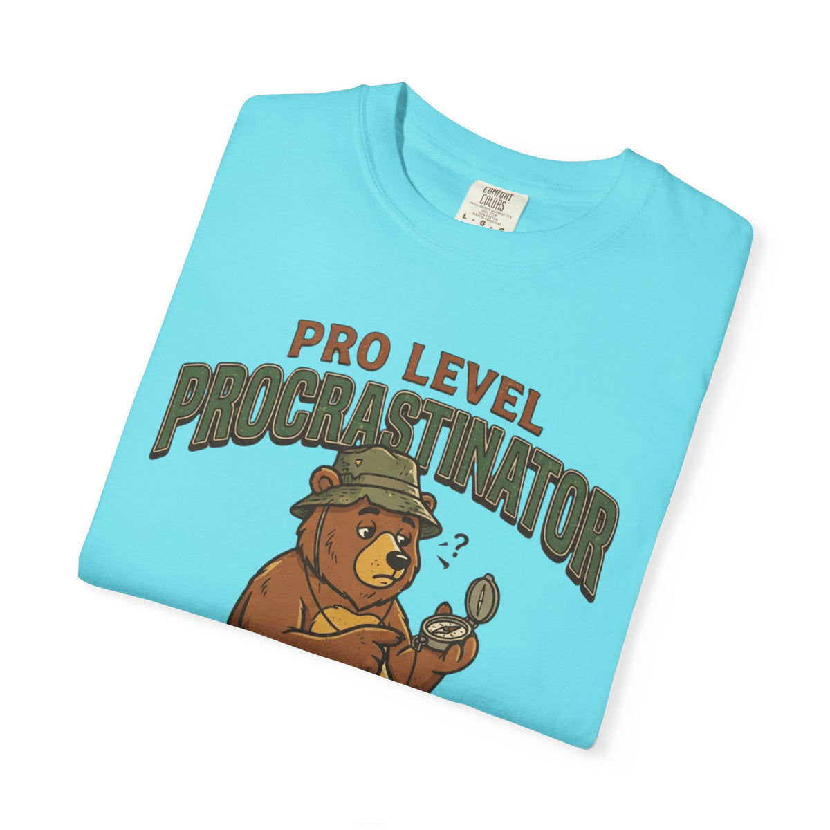 "Pro Level Procrastinator" Unisex Garment-Dyed Tee