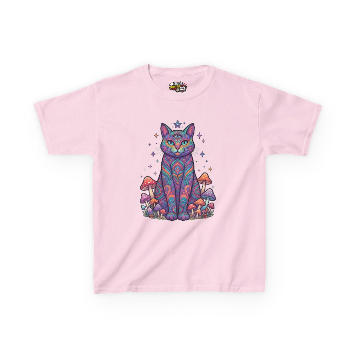 "Hippy Cat" Kids Tee