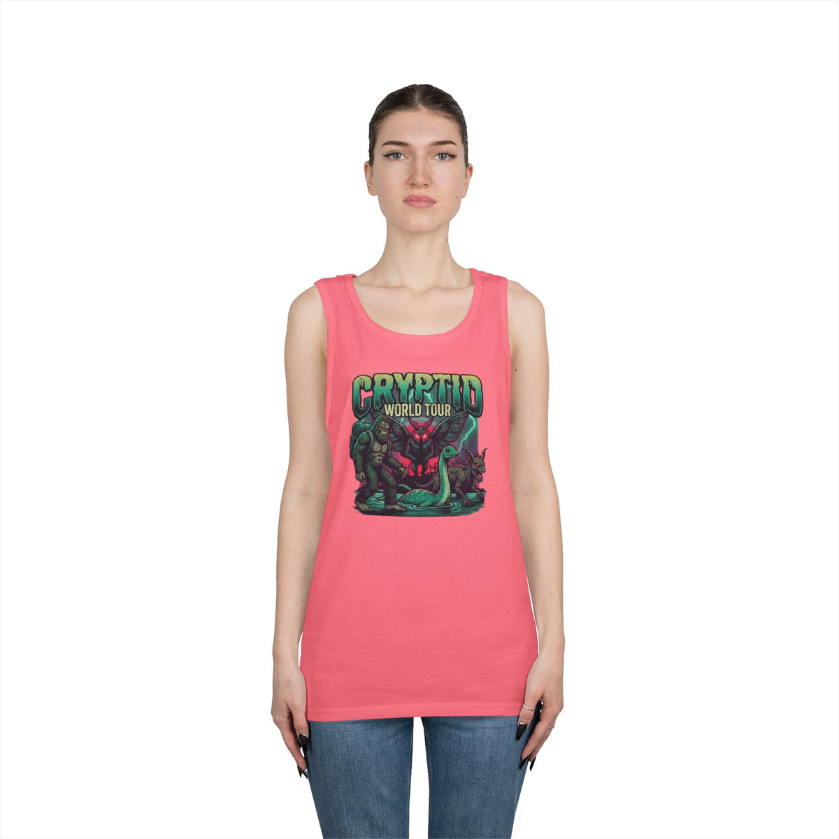 "Puzizia (Global-Cryptid Mashup) Cryptid World Tour" Tank Top