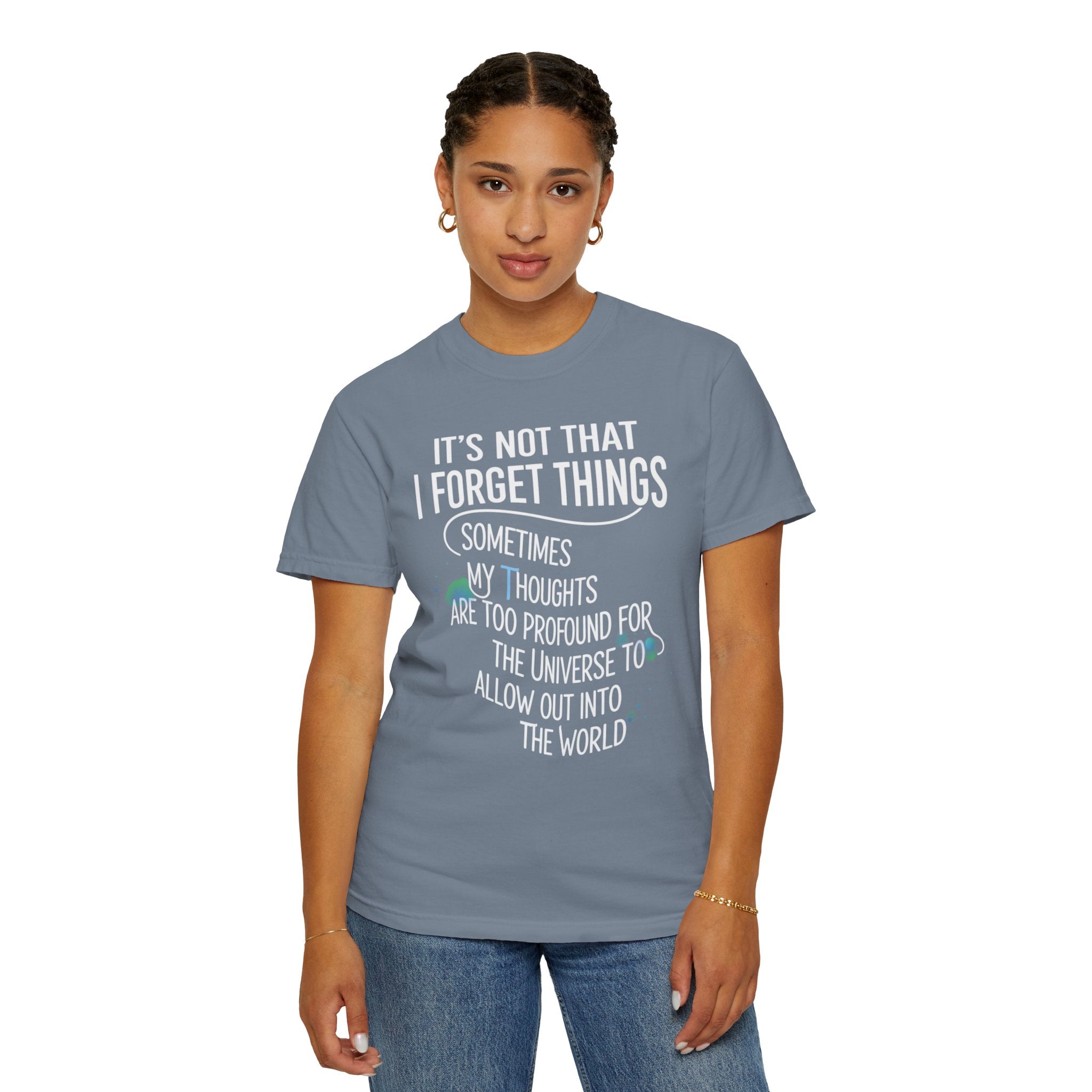 "Profound Thoughts 4" Unisex Garment-Dyed T-shirt