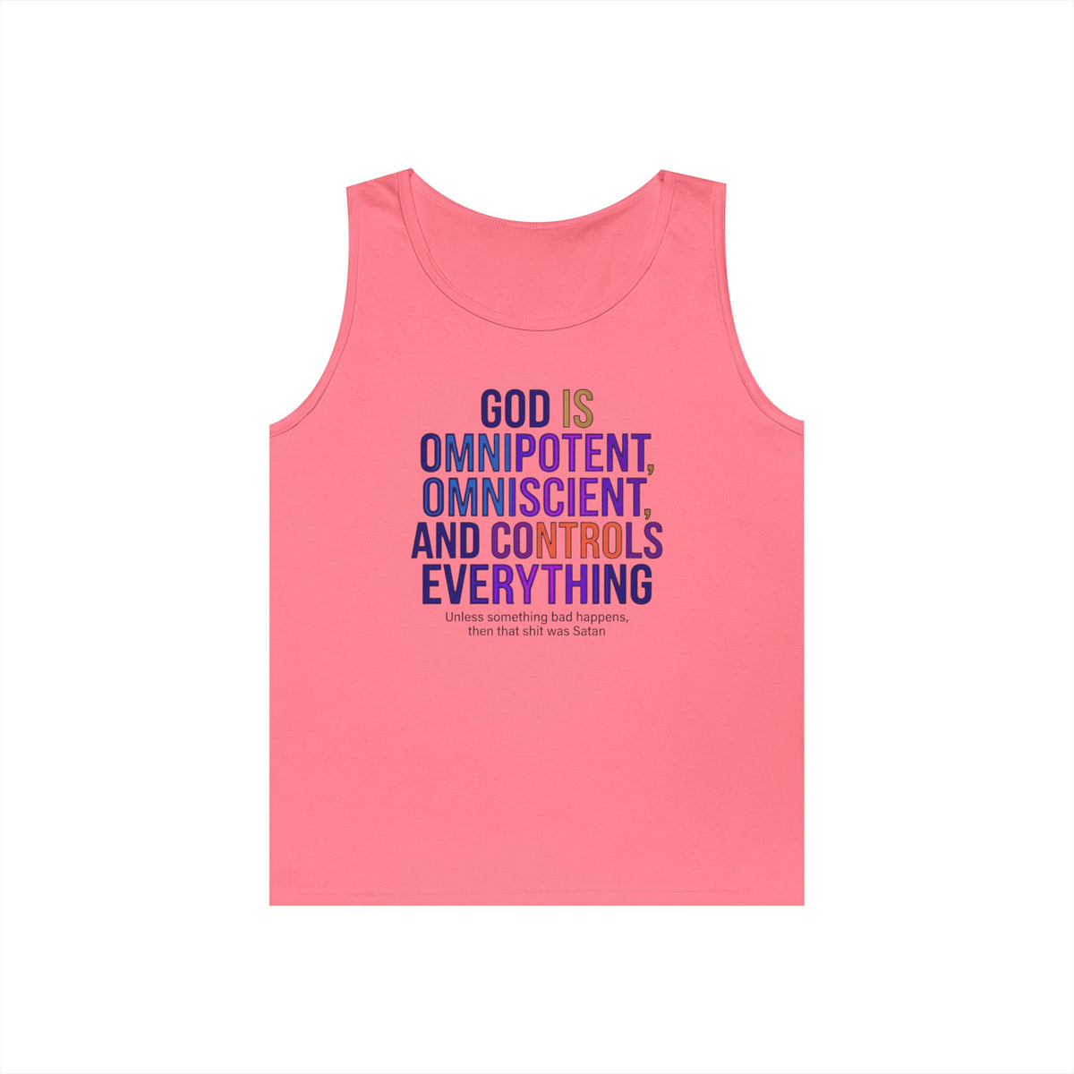 "God Controls Everything" Tank Top
