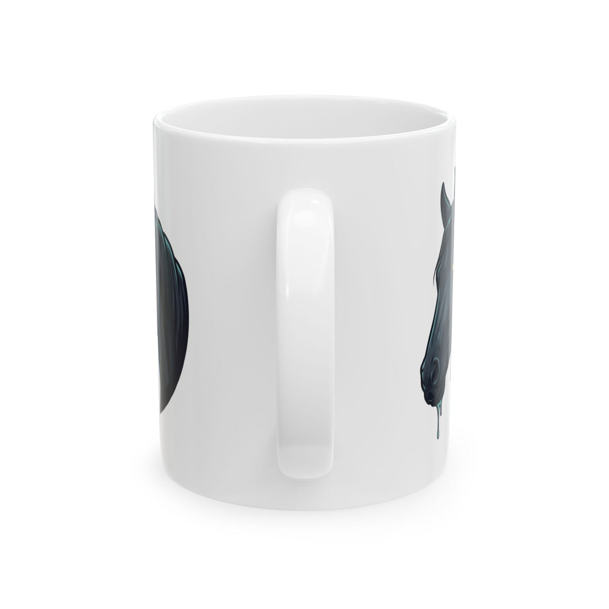 "Kelpie (Scottish Folklore)" White Ceramic Mug — Graphic