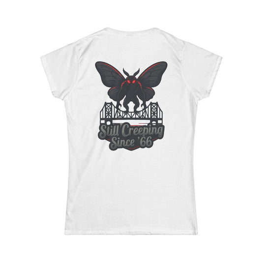 Color: White | Mothman (West Virginia, USA) Women's Tee