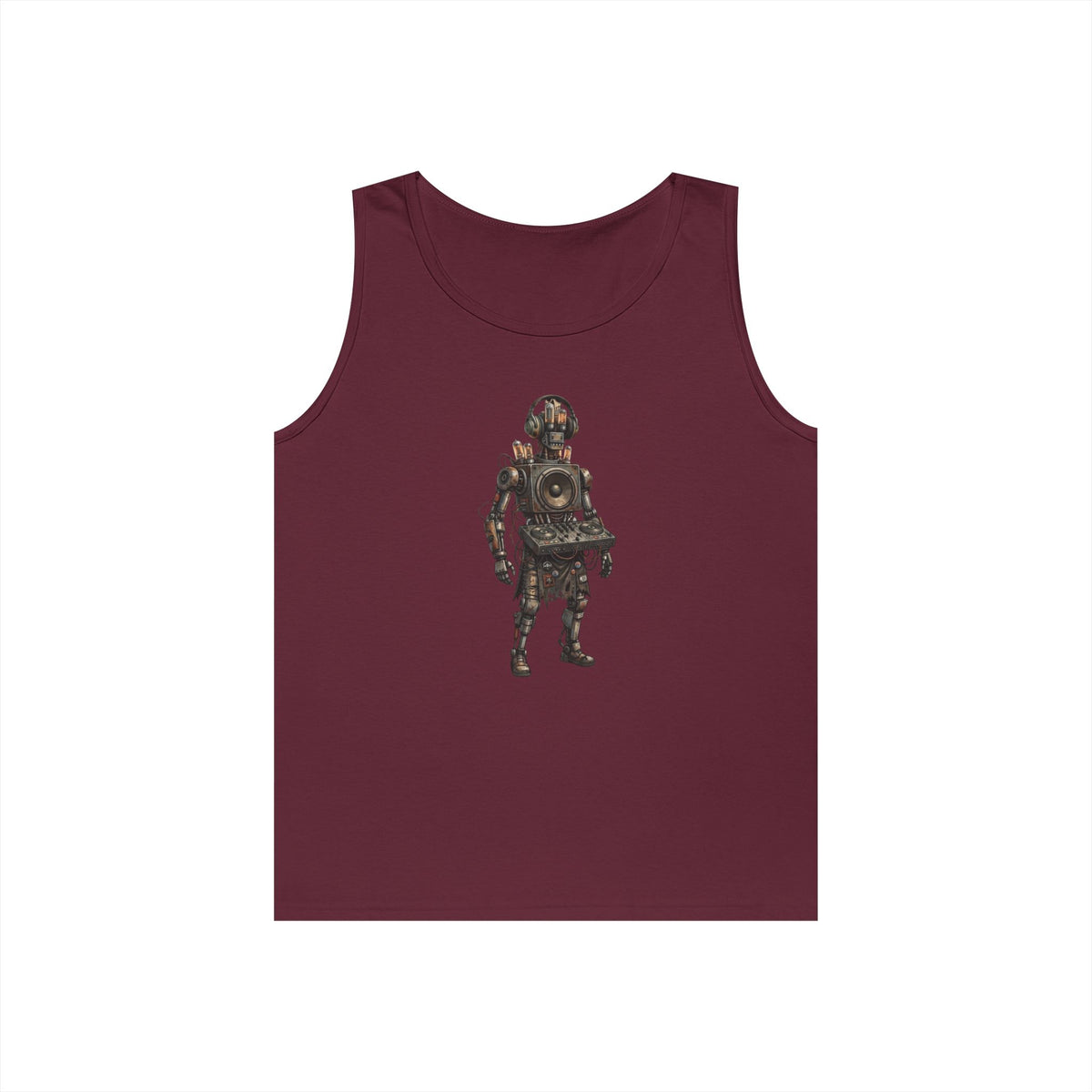 Color: Maroon | DJ Tank Top