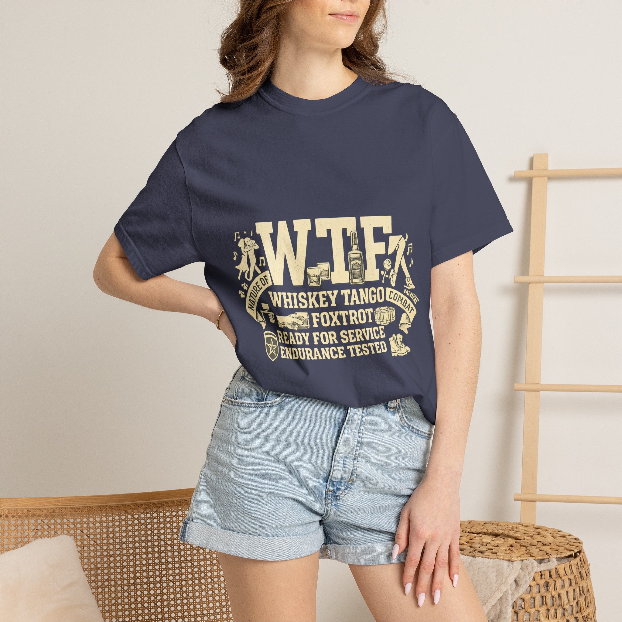 WTF Nature of Combat | Garment-Dyed Tee — AttitudeShirts