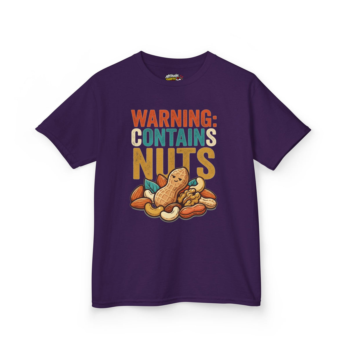 "Warning Contains Nuts" Kids Tee