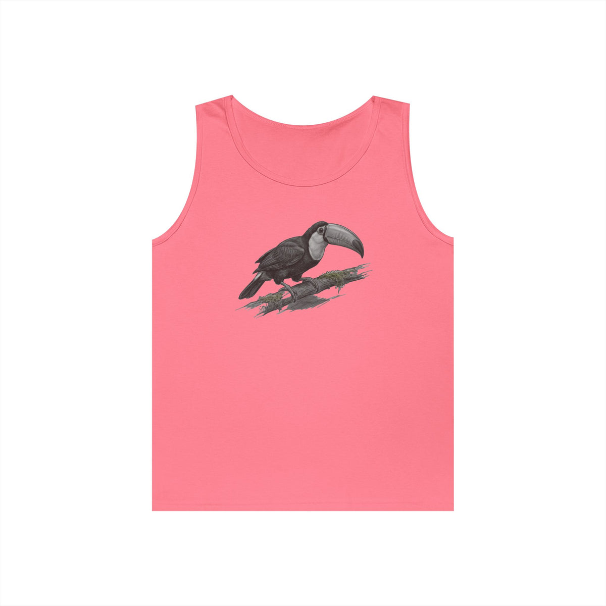 "Pencil Sketch Art Toucan" Tank Top