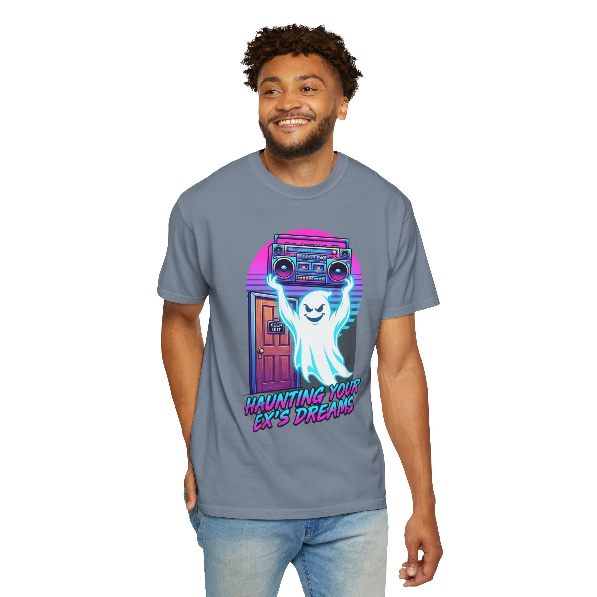 "Haunting Your Ex's Dreams" Unisex Garment-Dyed Tee