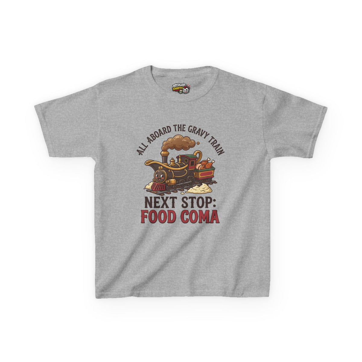 "Next Stop Food Coma" Kids Tee