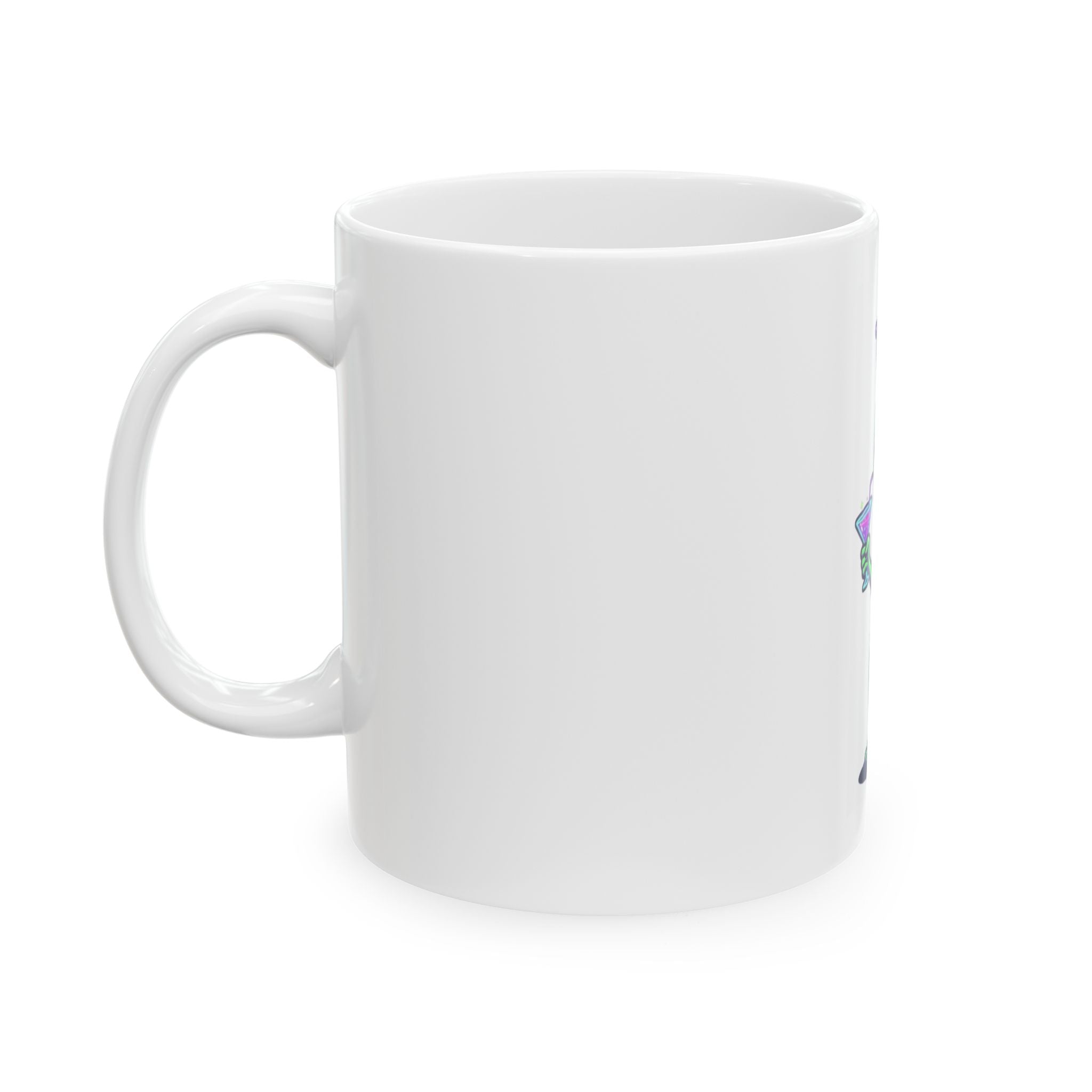 "Drunk Alien" White Ceramic Mug