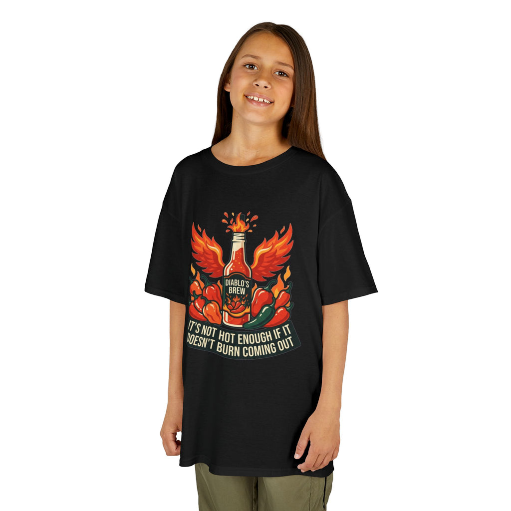"Burns Coming Out" Kids Tee