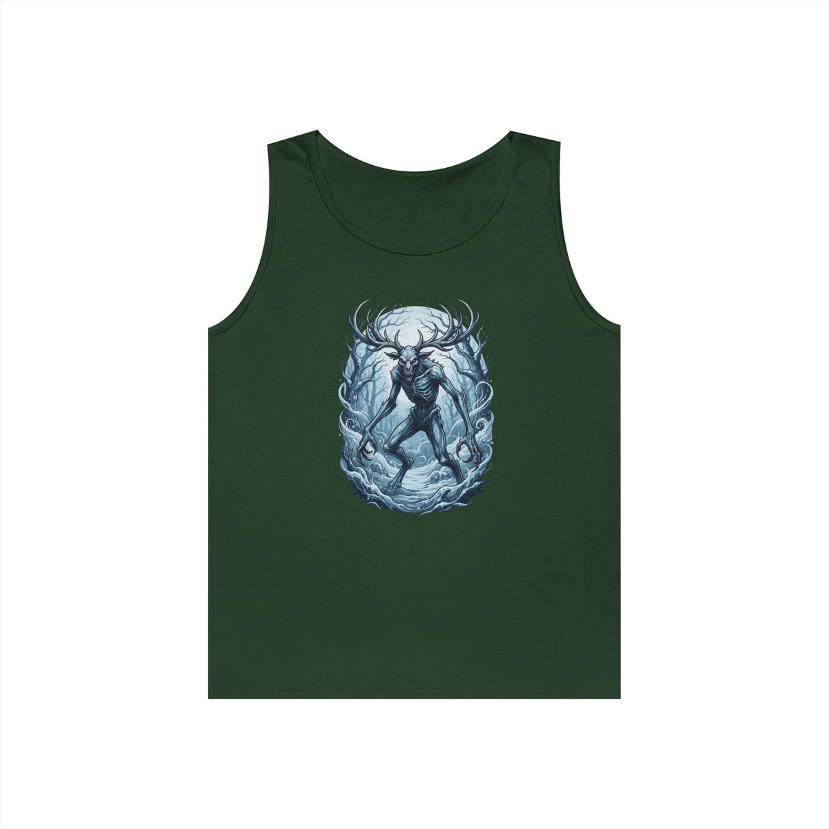 Color: Forest Green | Wendigo (Algonquian Folklore) Tank Top