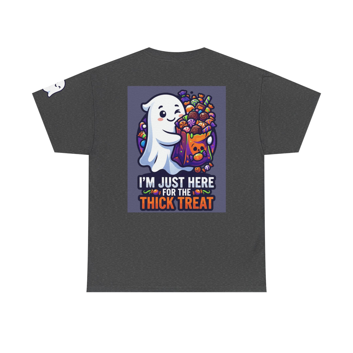 Color: Dark Heather | I'm Just Here For The Thick Treat Premium Graphic Tee