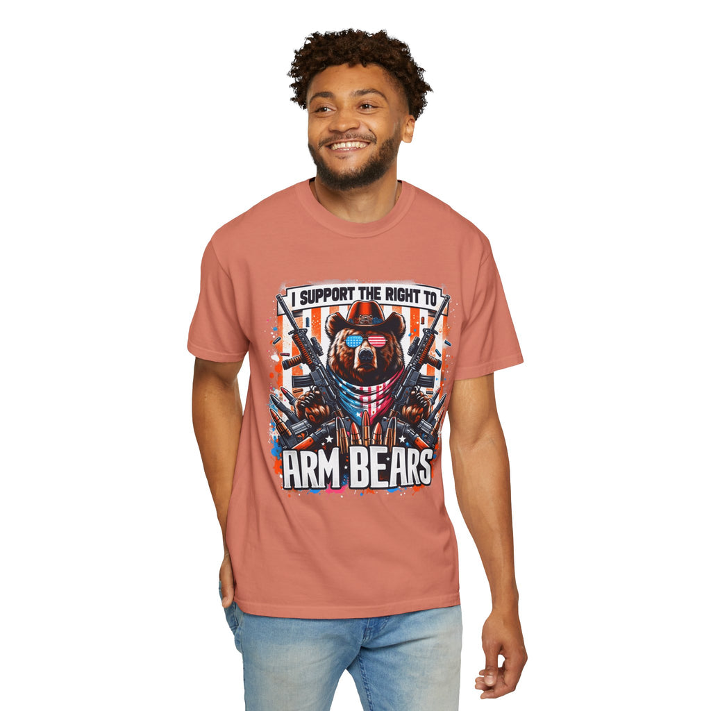 "Right to Arm Bears" Unisex Garment-Dyed T-shirt