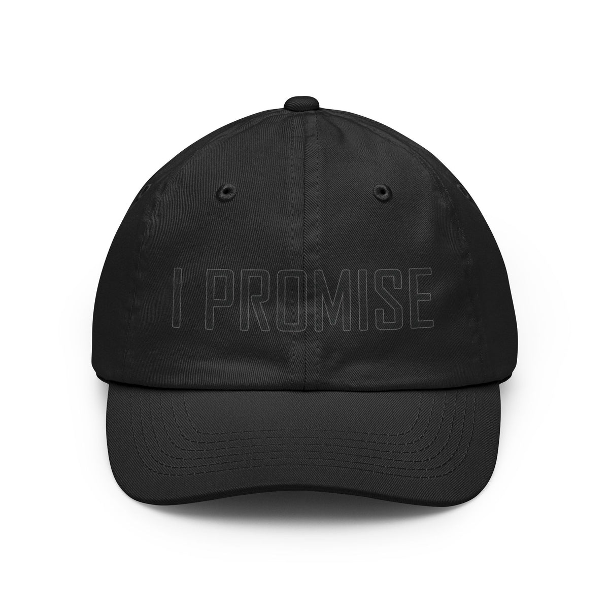 Color: Black | Promise I'm Worse Dad Hat — Graphic
